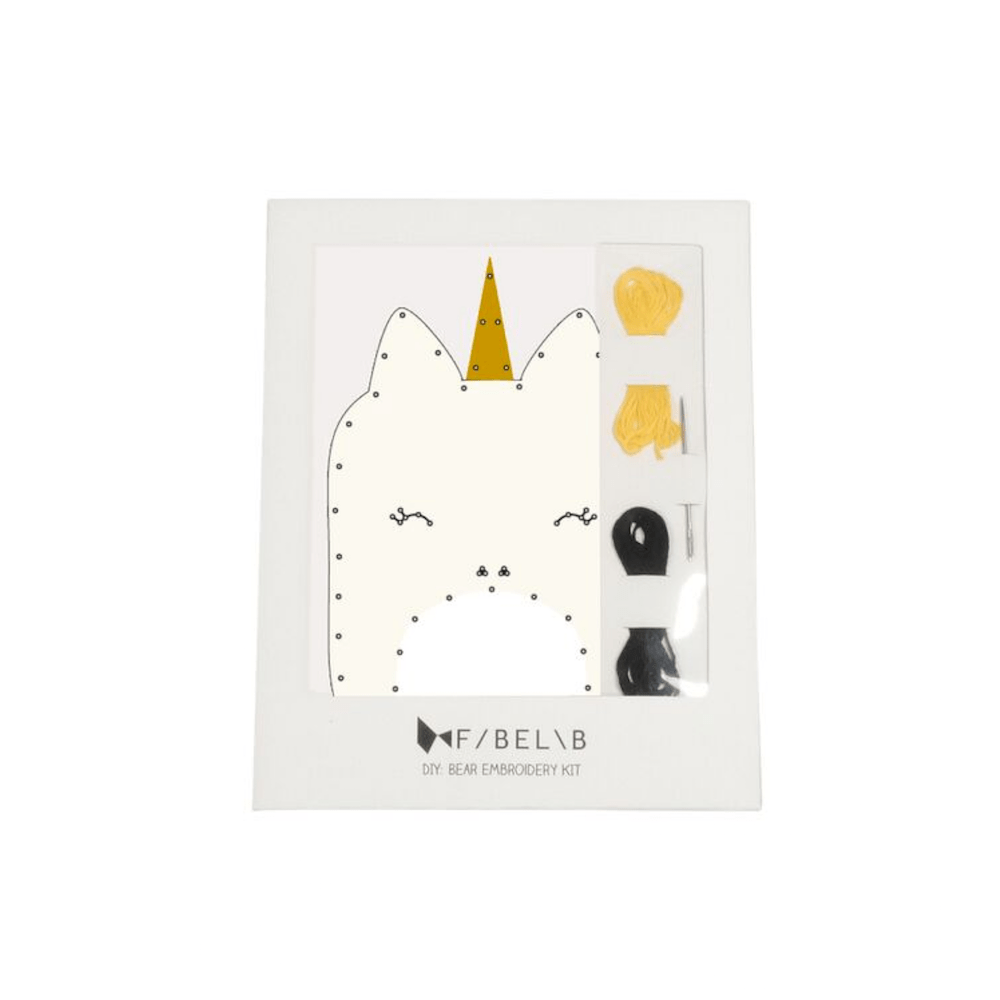 Mini Makers Embroidery Kit - Unicorn by Fabelab - Learning Bugs UK