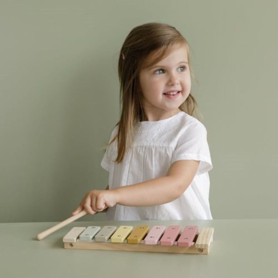 Little Dutch Xylophone - Pink by Little Dutch - Learning Bugs UK