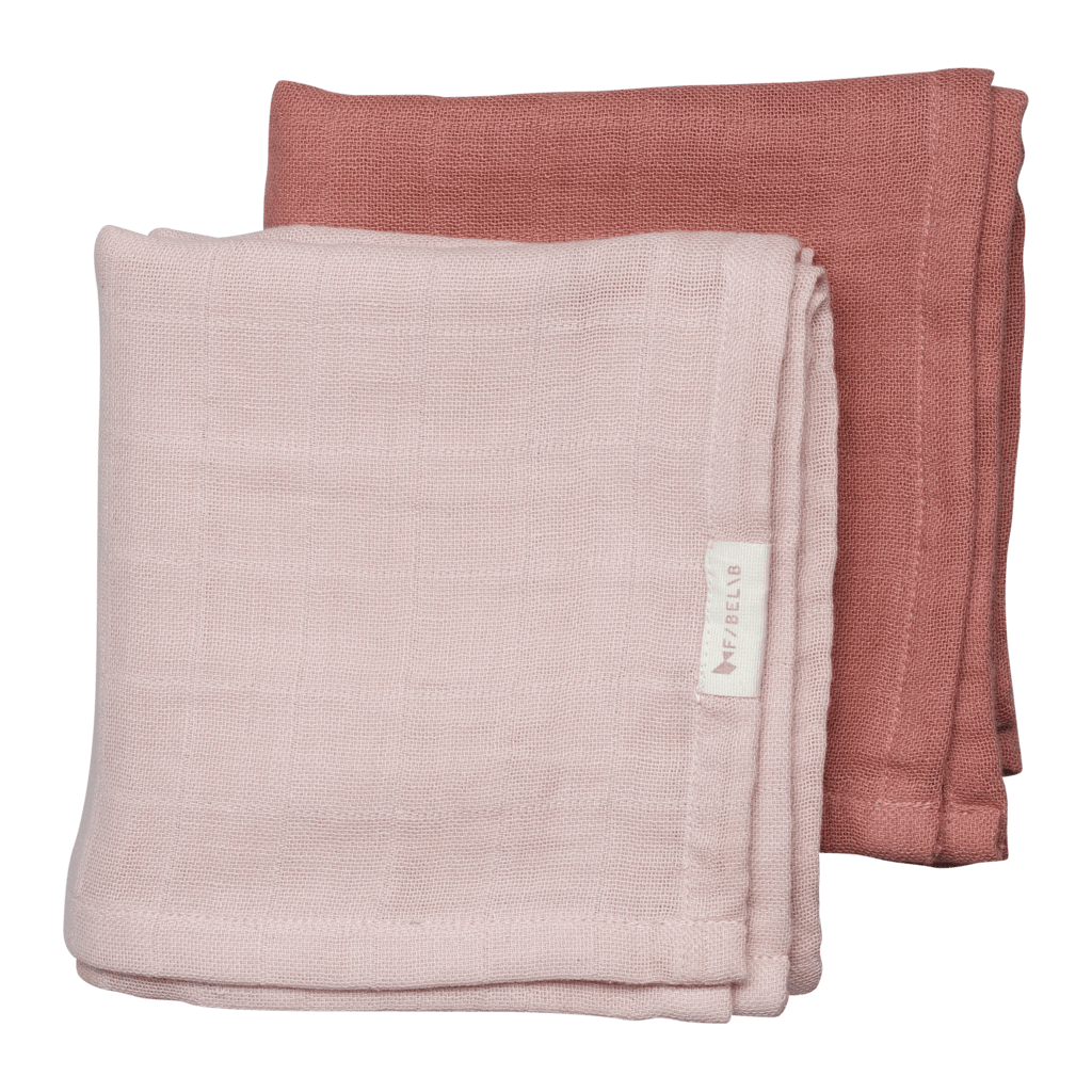 Fabelab Muslin Cloth 2 Pack - Berry by Fabelab - Learning Bugs UK