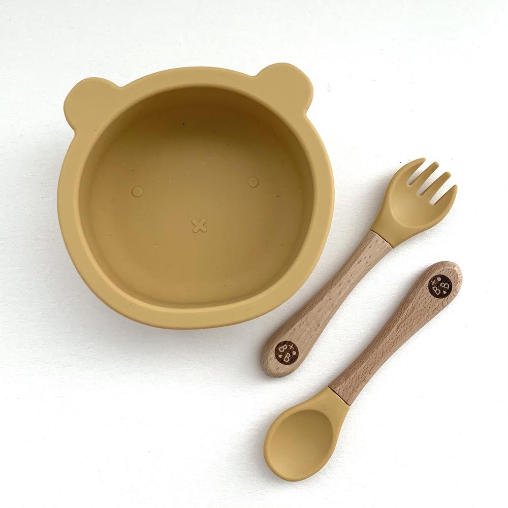 Buy Cub Silicone Dinnertime Set | for kids by Learning Bugs UK