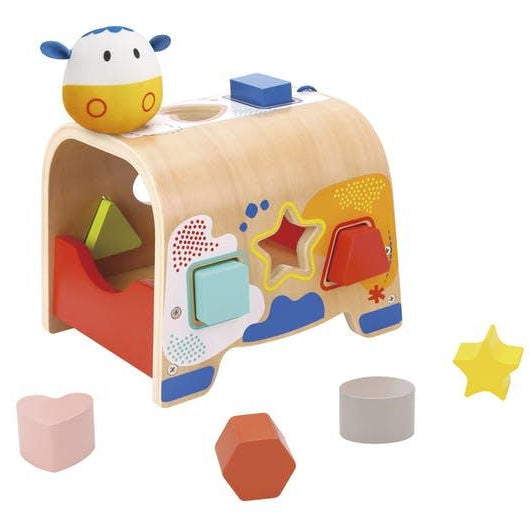 Tooky Toys Cow Shape Sorter by Tooky Toys - Learning Bugs UK