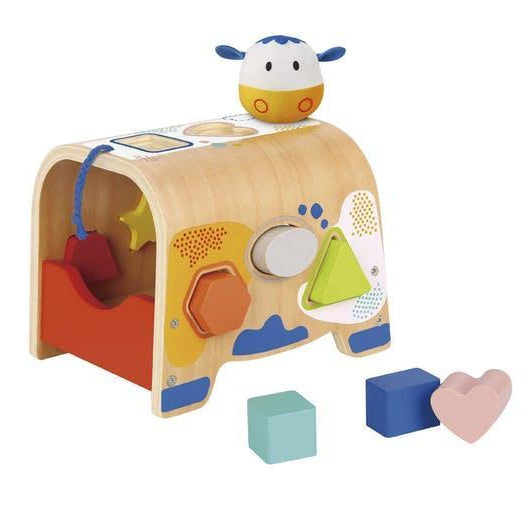 Tooky Toys Cow Shape Sorter by Tooky Toys - Learning Bugs UK