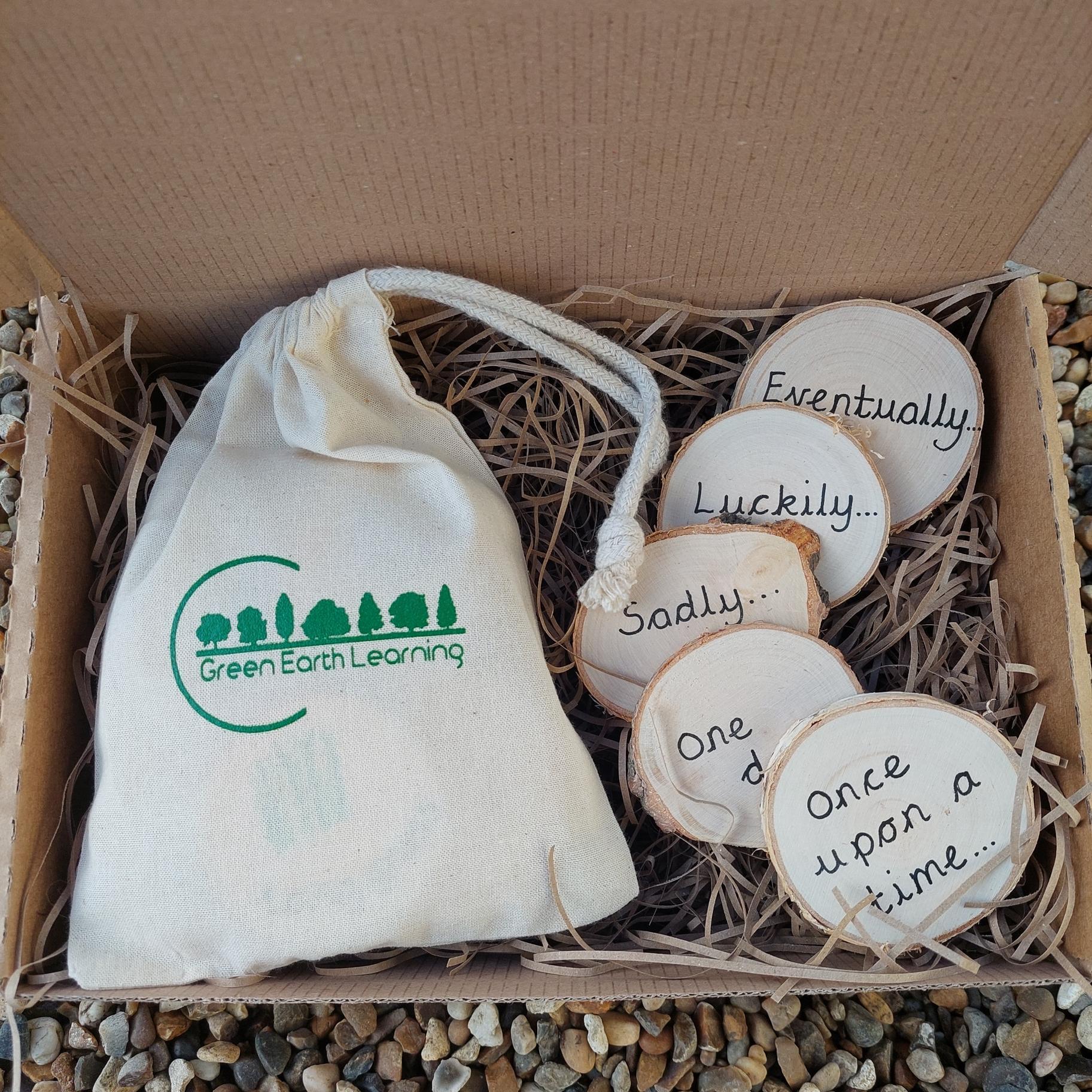 Buy Green Earth Learning Nature Storytelling Wooden Discs Gift Set | for kids by Learning Bugs UK