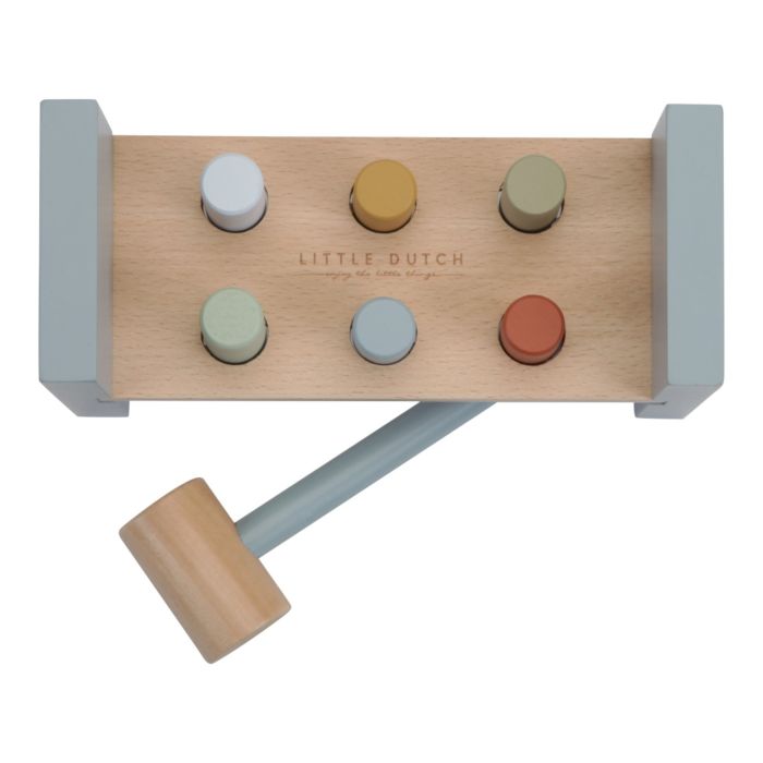 Buy Little Dutch Hammer Bench - Ocean | for kids by Learning Bugs UK