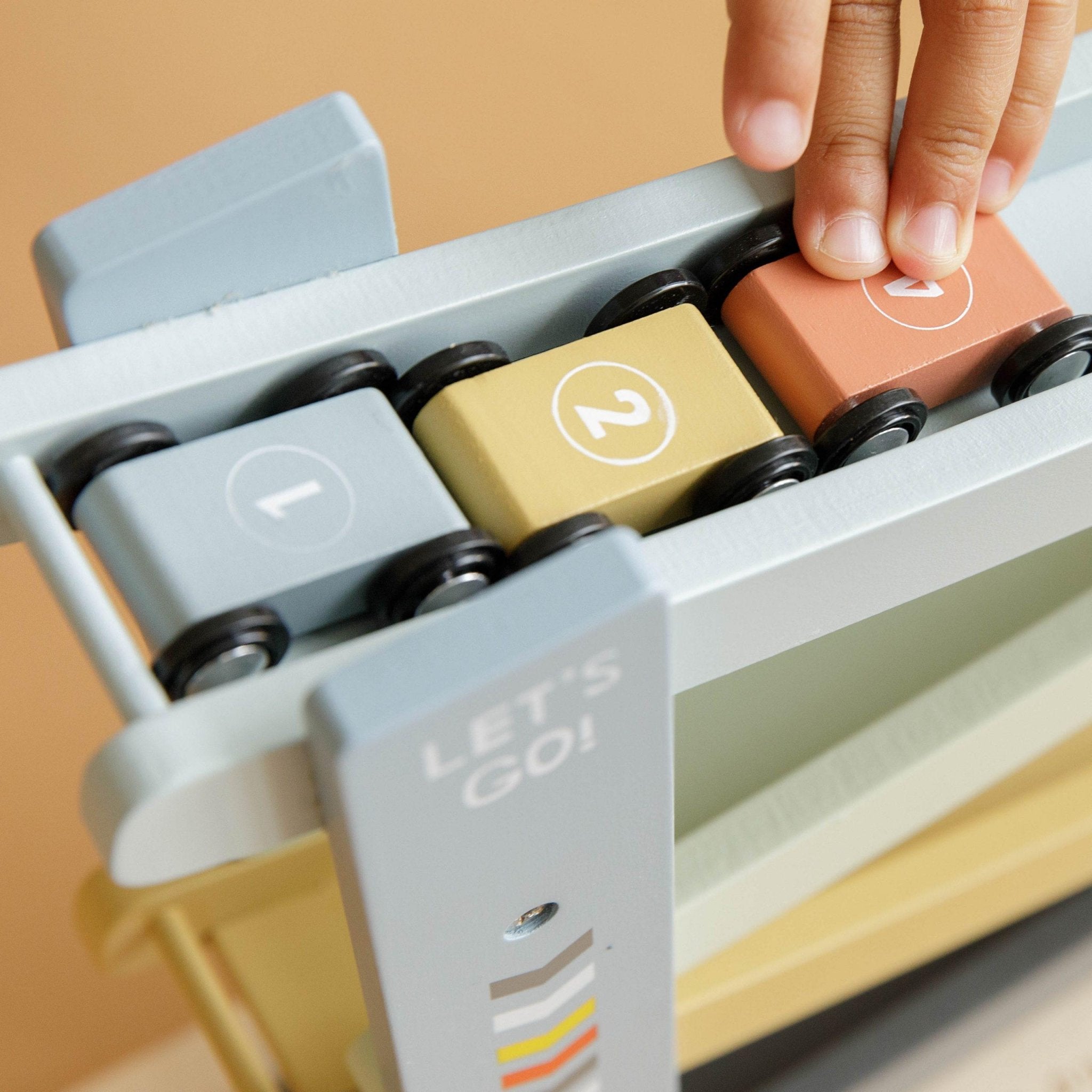 Buy Little Dutch Ramp Racer Cars - Blue | for kids by Learning Bugs UK