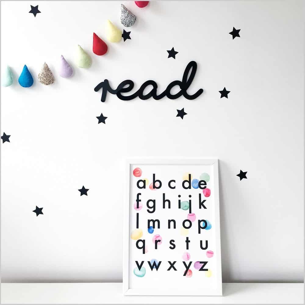 Lala Loves Decor Read Acrylic Sign by - - Learning Bugs UK