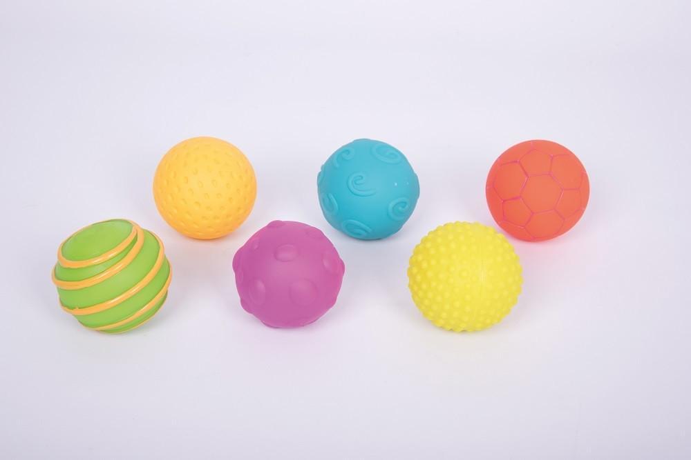 Buy Sensory Texture Balls - Set Of 6 | for kids by Learning Bugs UK