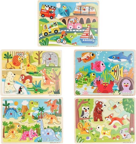 Buy Twiddlers Puzzles - Multi Pack 5 Puzzle Set | for kids by Learning Bugs UK