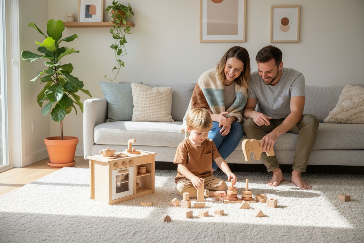 wooden toys family