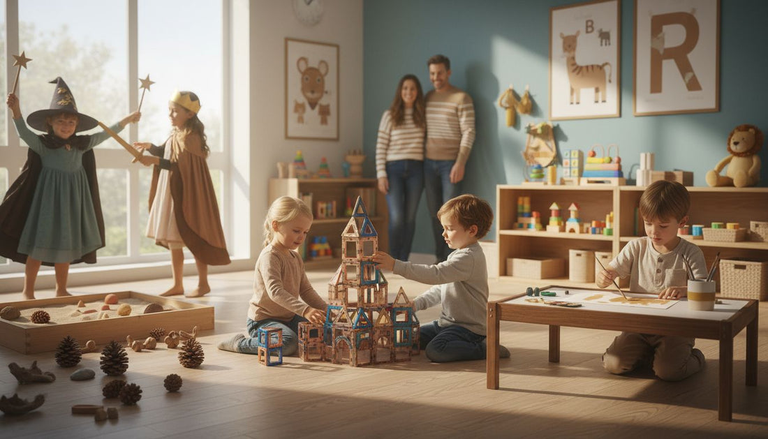 creative playroom scene
