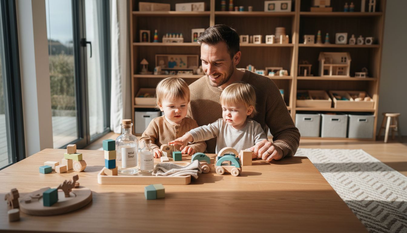 wooden toy family care