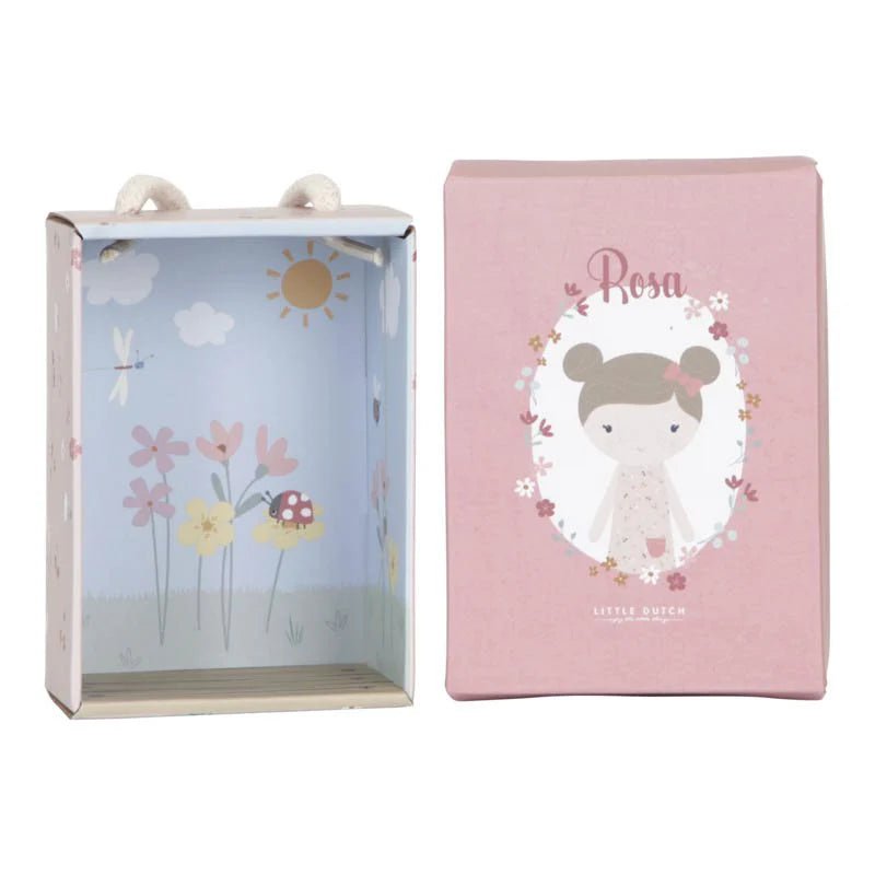 Buy Little Dutch Cuddle Doll Rosa 10cm | for kids by Learning Bugs UK