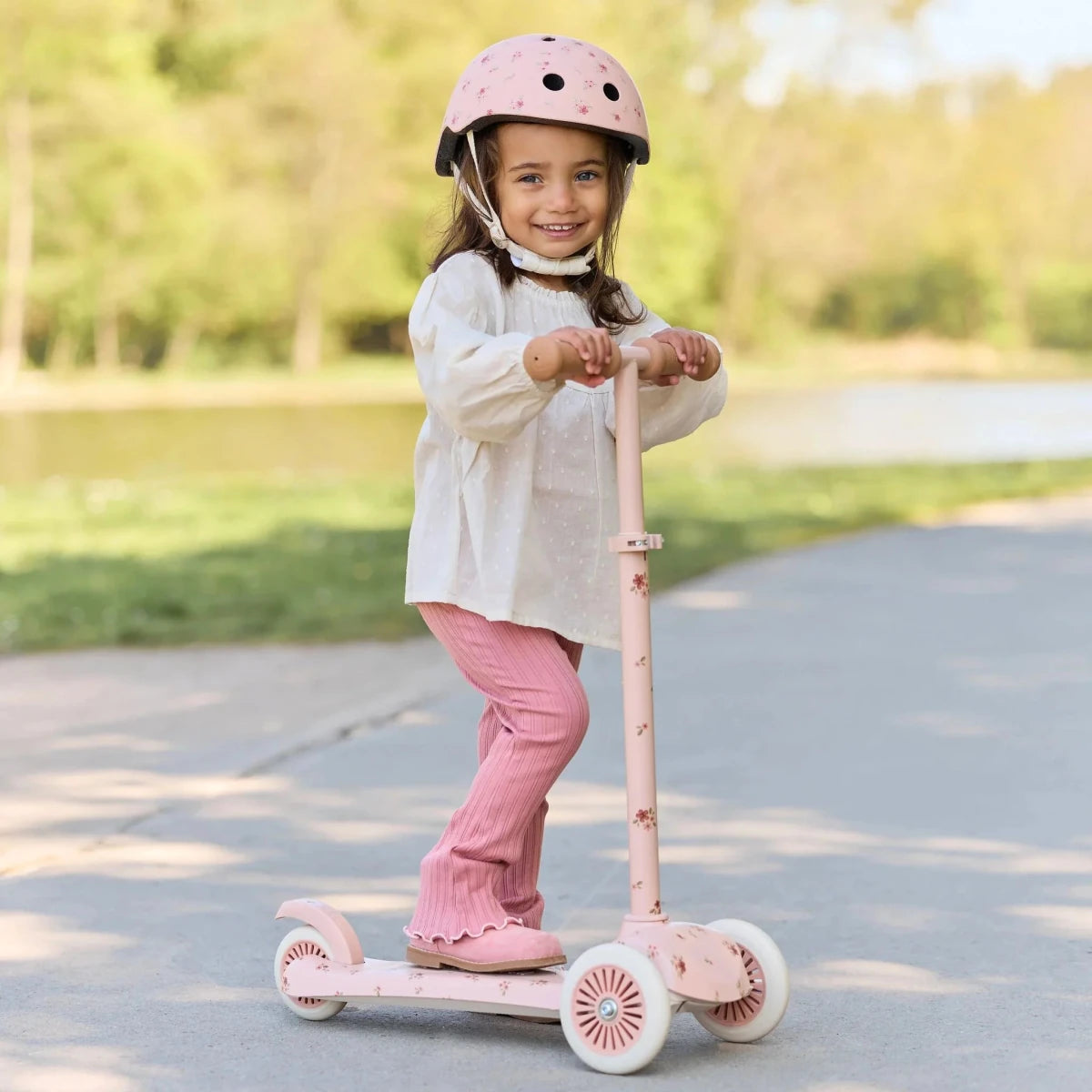 Little Dutch Scooter - Pink – Scooters for children, available at Learning Bugs UK