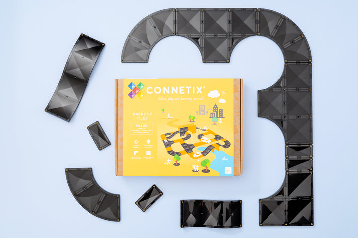 NEW IN: CONNETIX 16 Piece Roads Ramps and Intersections Pack