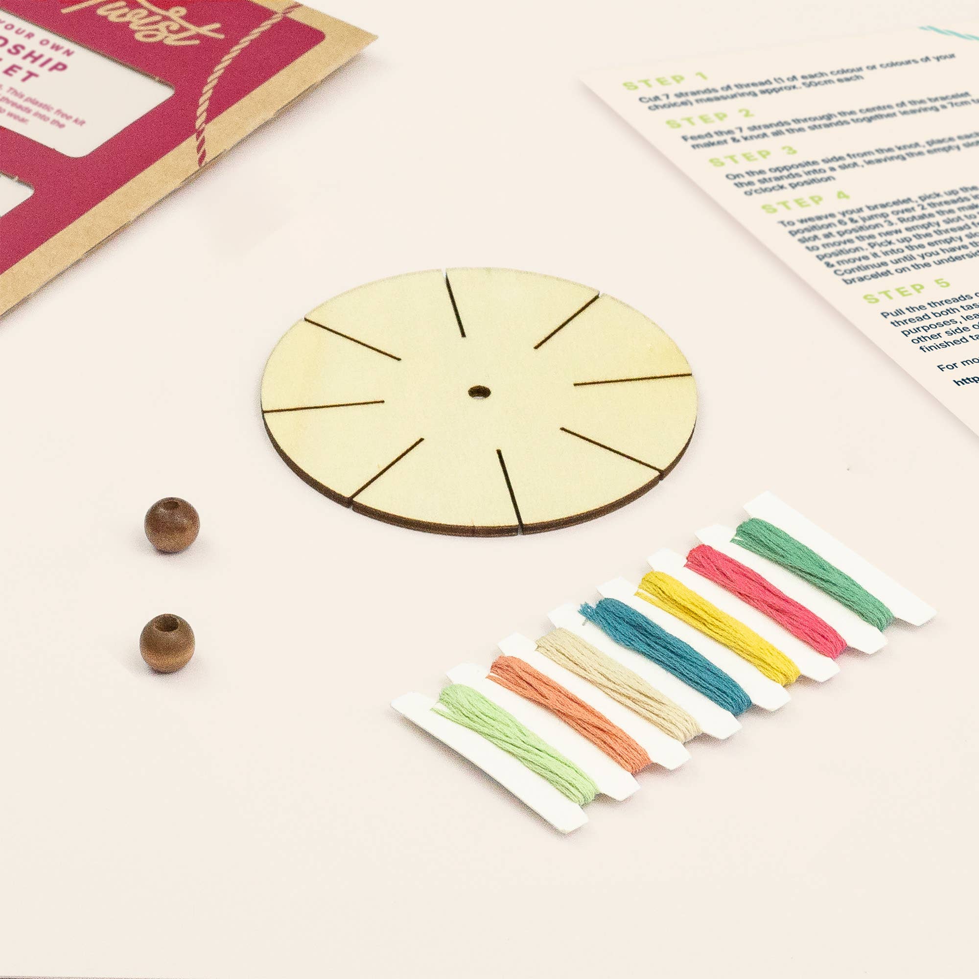 Buy Make Your Own Friendship Bracelet Kit | Art and Craft Box for kids by Learning Bugs UK