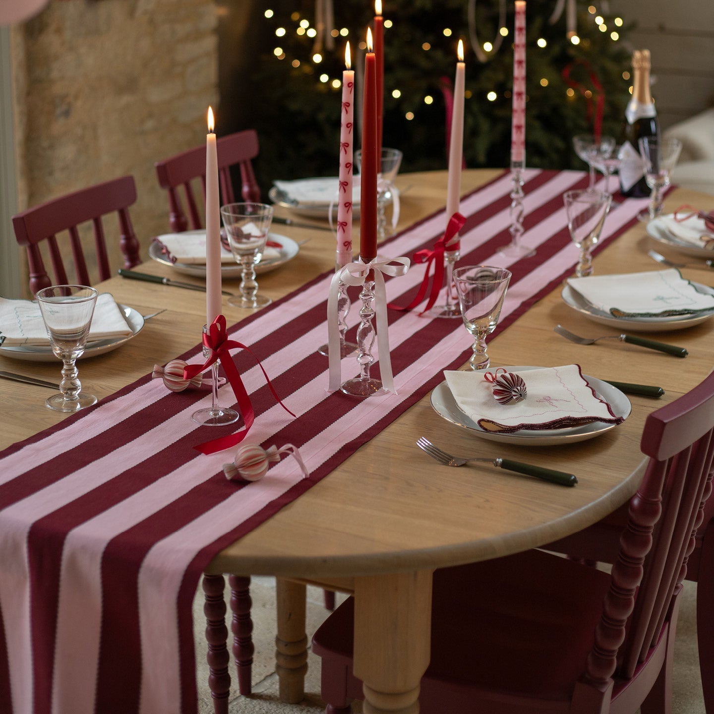 Buy Table Runner - Bold Stripe | Christmas for kids by Learning Bugs UK