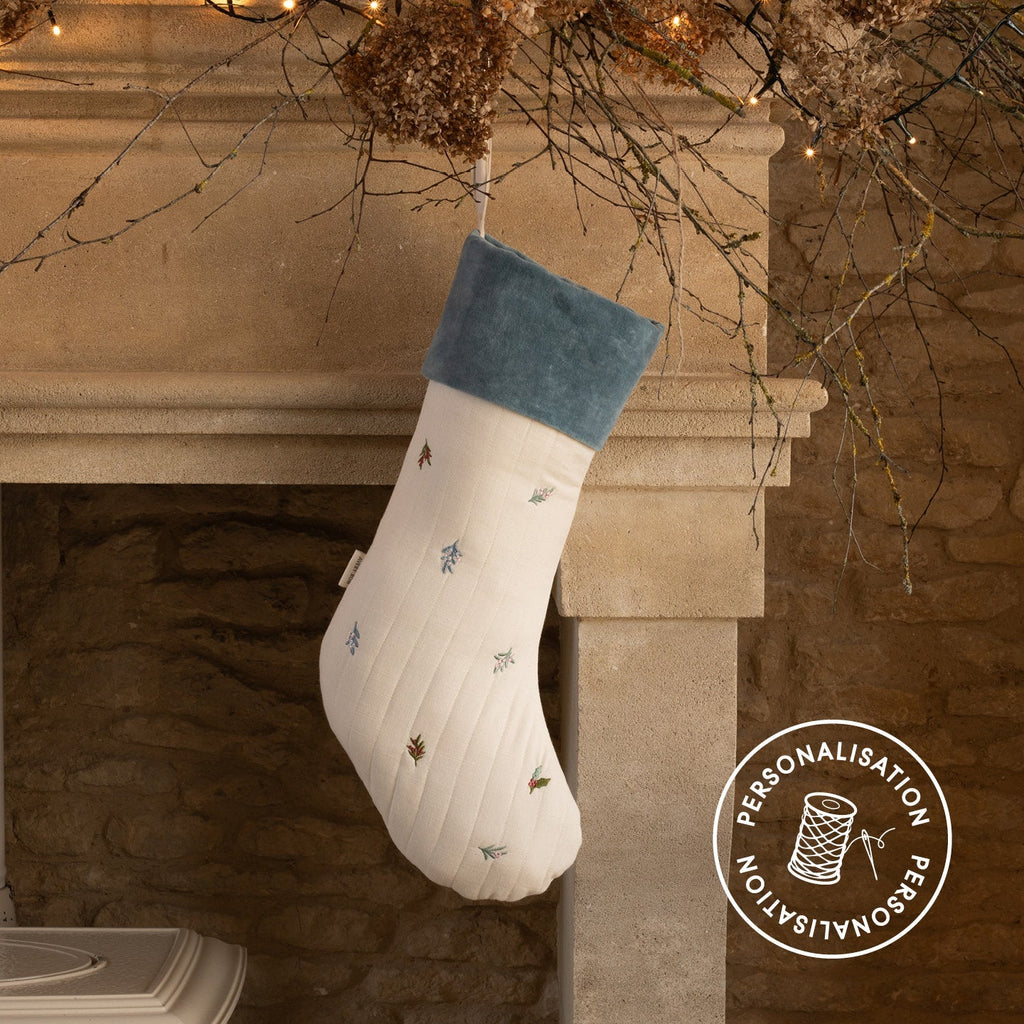 Christmas Stocking - Winter Sprigs