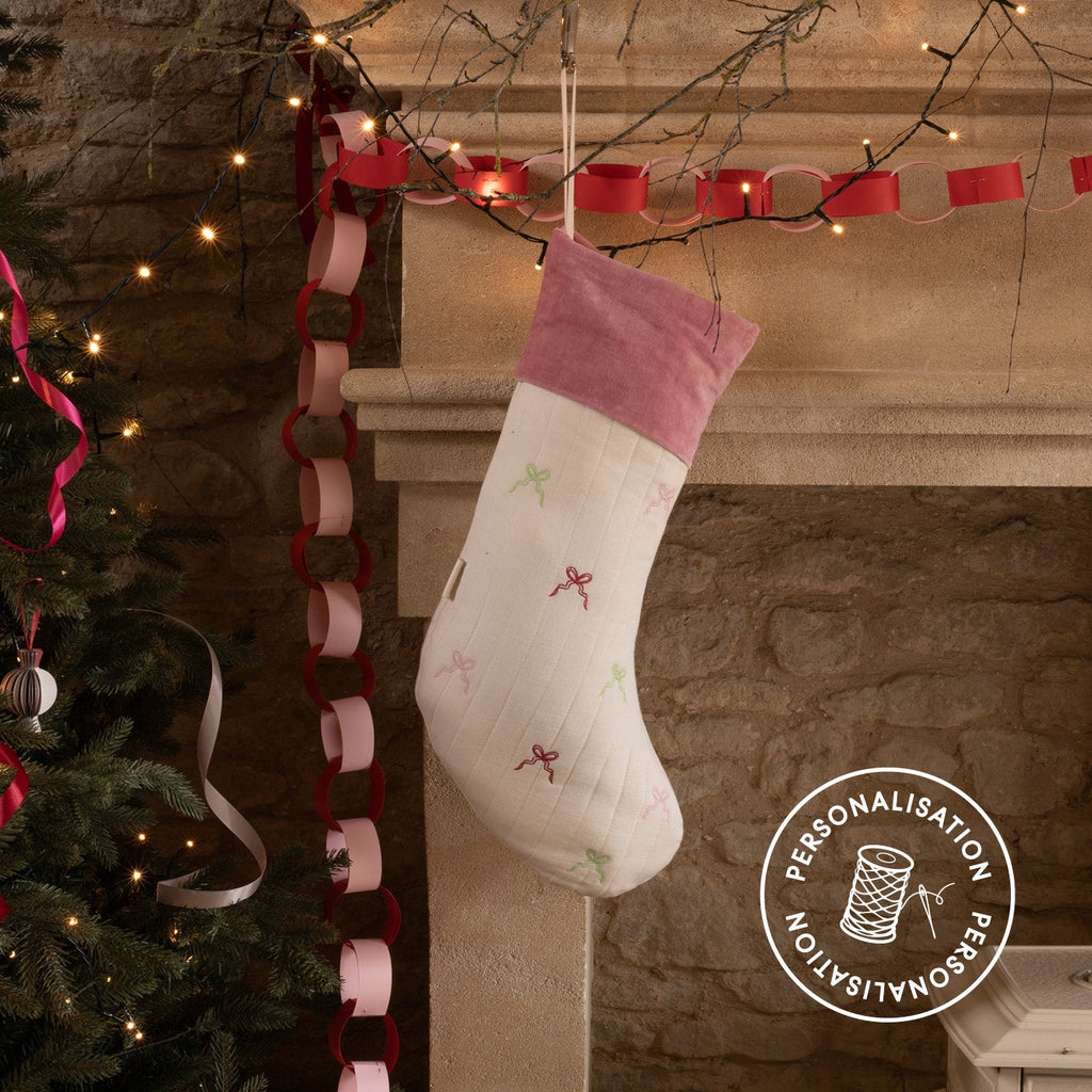 Christmas Stocking - Bows