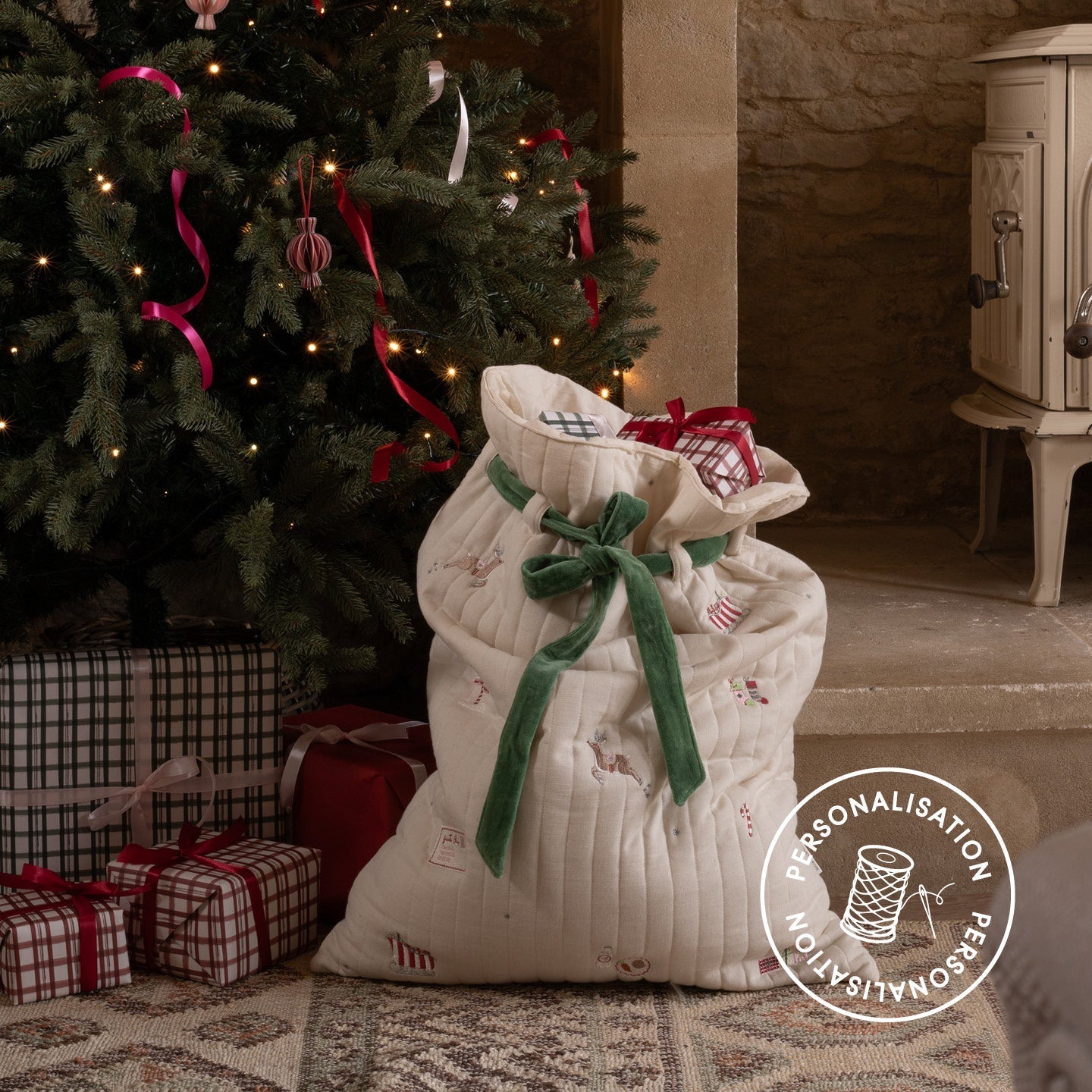 Buy Christmas Present Sack - The North Pole | Christmas for kids by Learning Bugs UK