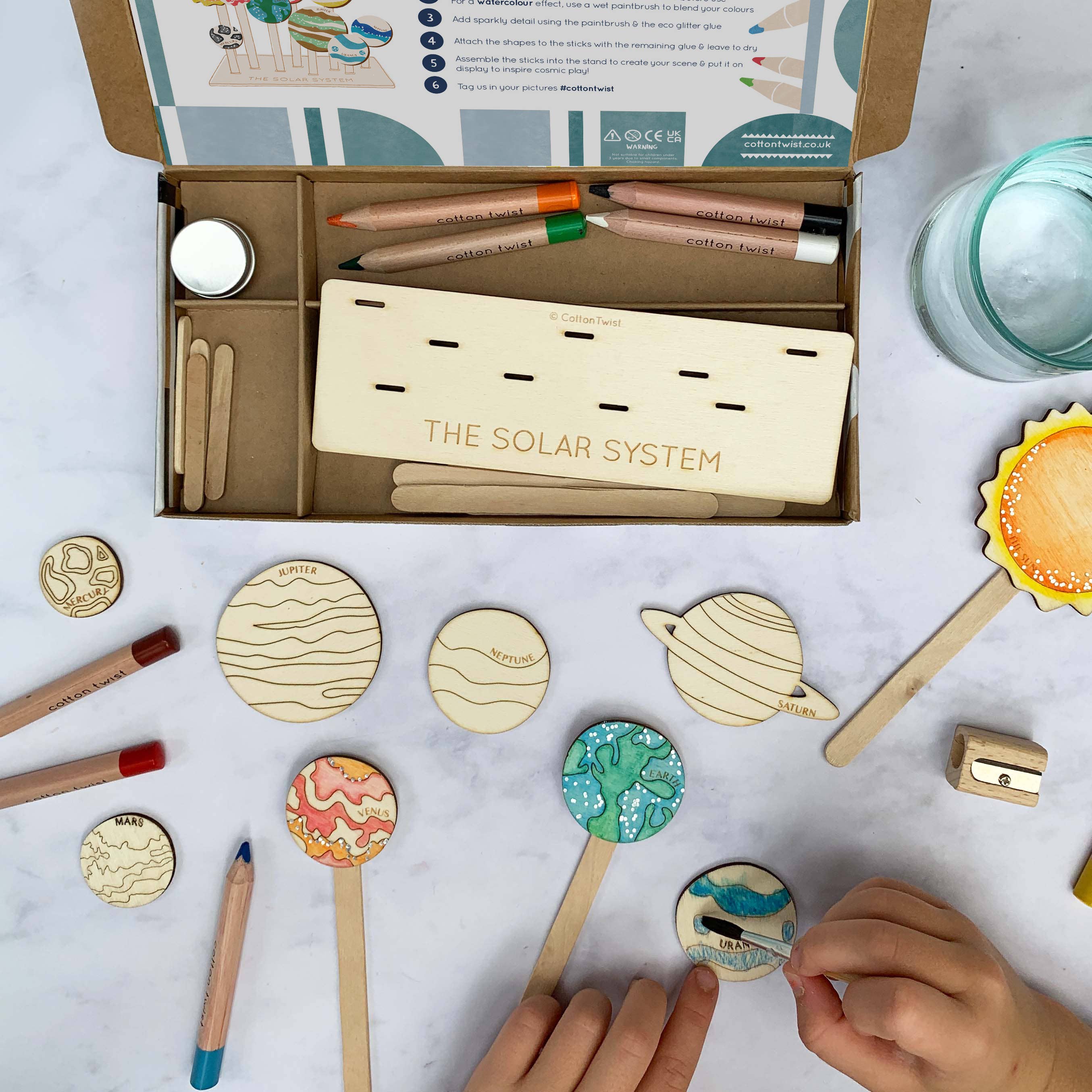 Buy Solar System Craft Kit | Art and Craft Box for kids by Learning Bugs UK