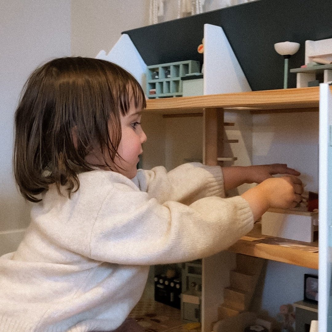 Buy Dovetail House | Wooden dolls house for kids by Learning Bugs UK