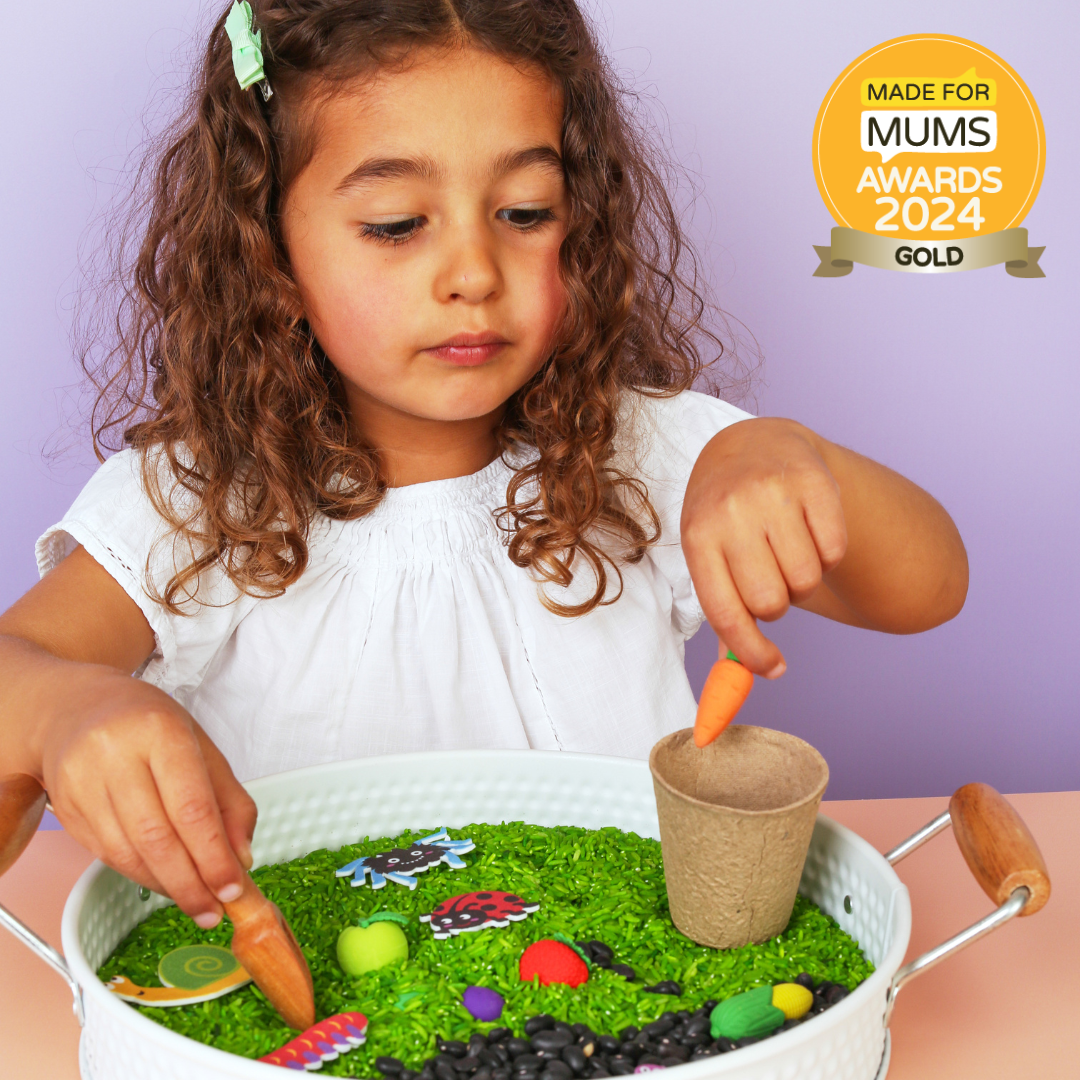 Garden Sensory Kit – Mini Gardening Play Tray for Kids