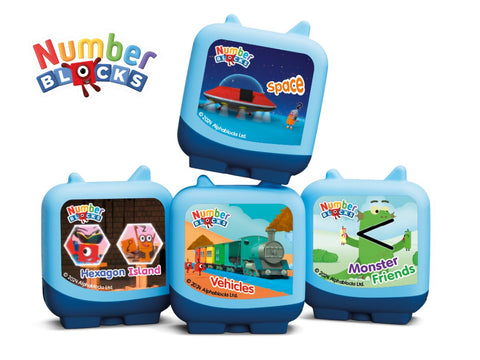 Numberblocks Clever Tonies Set – 4 Pack | CBeebies Learning | Tonies