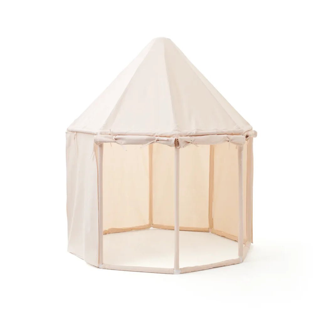 Kids Concept Pavilion Play Tent - Off White – Learning Bugs
