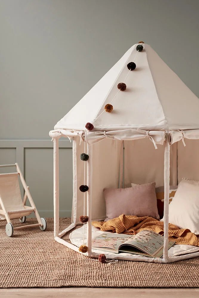 Buy Kids Concept Pavilion Play Tent - Off White | for kids by Learning Bugs UK