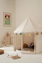Buy Kids Concept Pavilion Play Tent - Off White | for kids by Learning Bugs UK