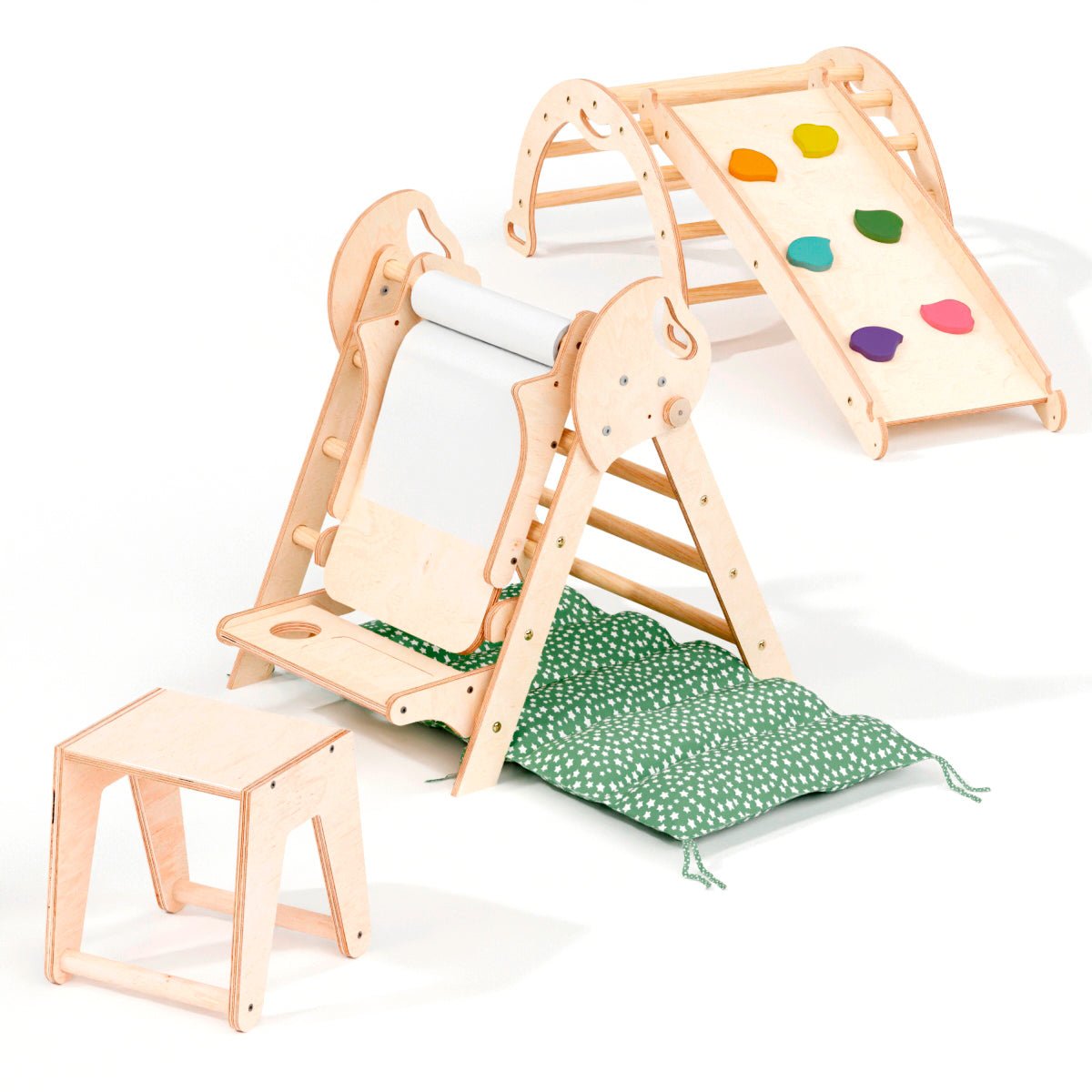 Goodevas 5 in 1 Montessori Climbing Frame – 5in1 Playsets for children, available at Learning Bugs UK