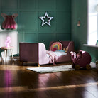 Obaby Lumi Velvet Toddler Bed - Dusty Pink