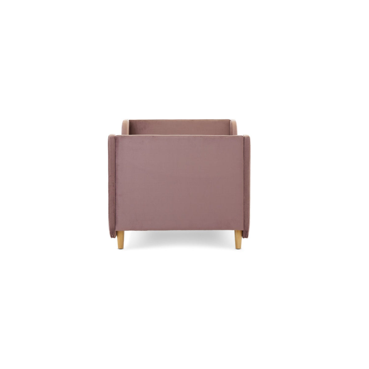 Obaby Lumi Velvet Toddler Bed - Dusty Pink