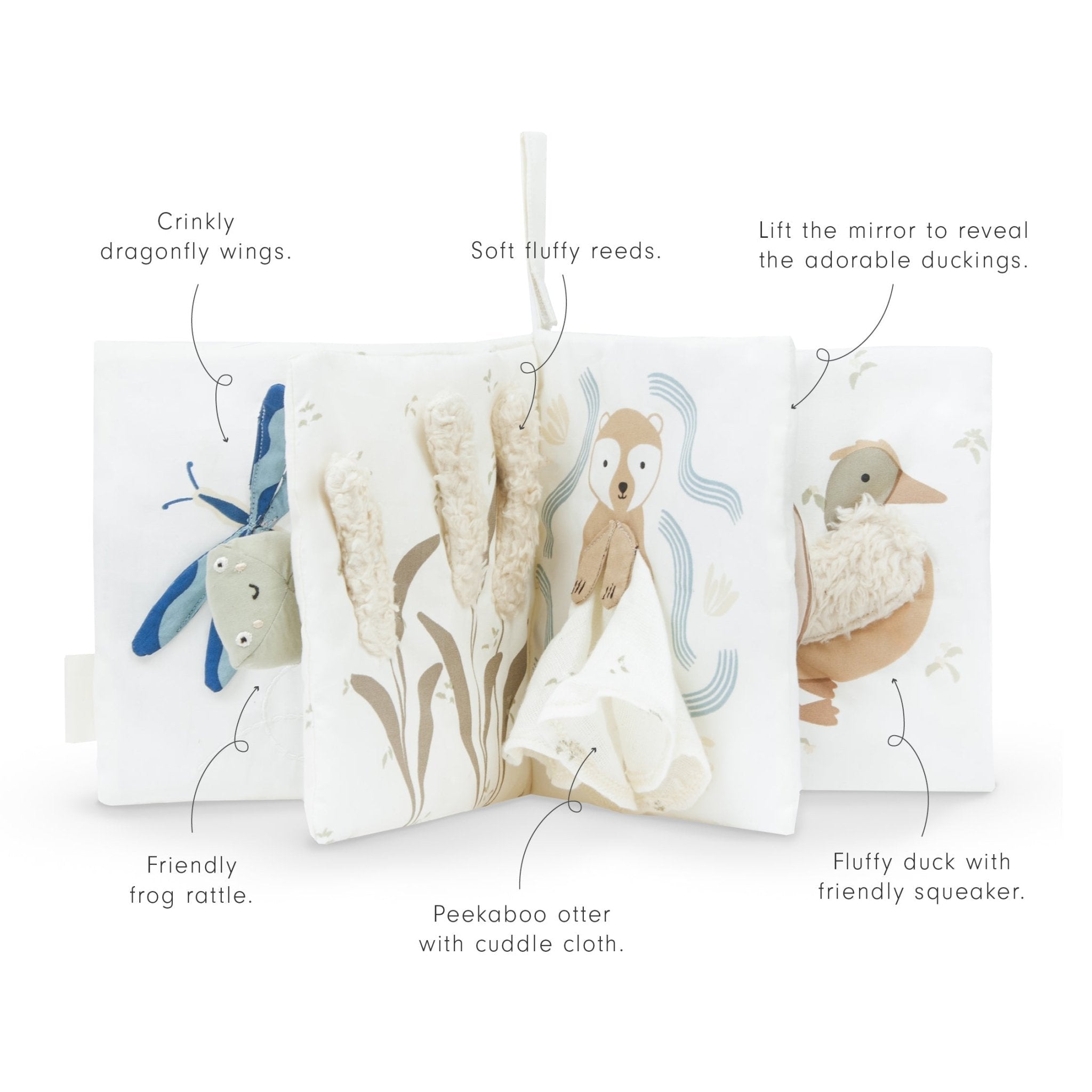 Buy Baby Fabric Book - Tales of the Riverbank | Toys for kids by Learning Bugs UK