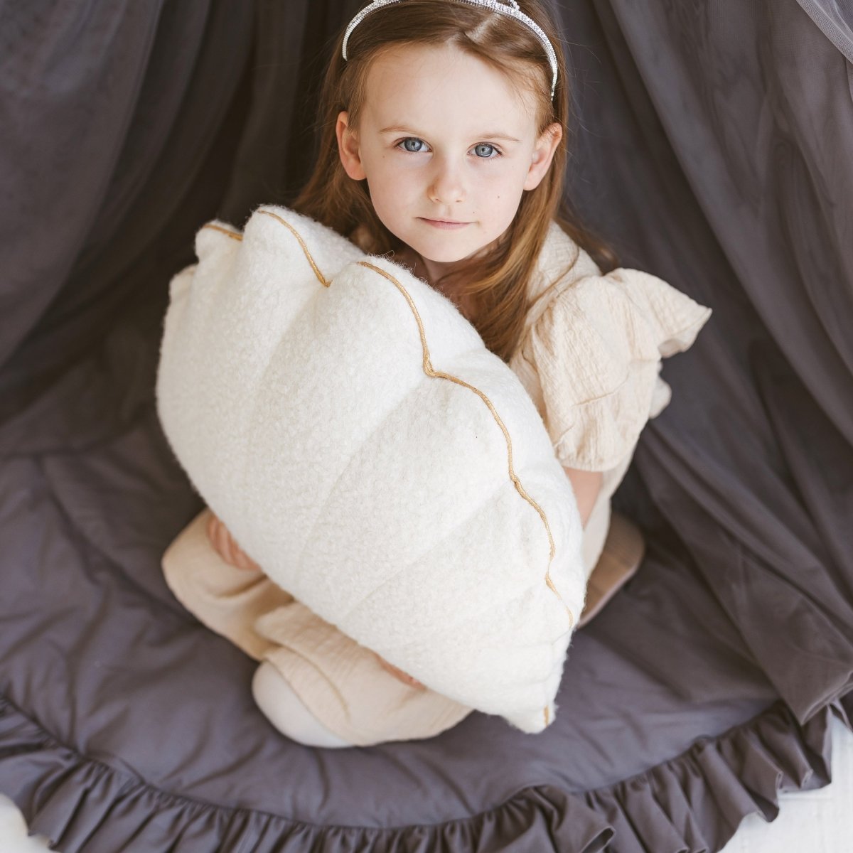 MINICAMP Seashell Pillows, Starfish Throw Pillows, Crustaceancore Decor | PACK of 2 – Decorative Pillows for children, available at Learning Bugs UK