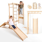 Goodevas 7 in 1 Swedish Wall Climbing Set – Swedish wall for children, available at Learning Bugs UK
