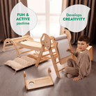 Goodevas 5 in 1 Montessori Climbing Frame – 5in1 Playsets for children, available at Learning Bugs UK