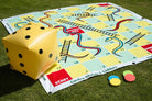 Garden Snakes and Ladders 2m x 2m - Inflatable Dice & Oversized Counters by Traditional Garden Games - Learning Bugs UK