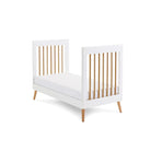 Obaby Maya Mini Cot Bed - White With Natural