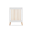 Obaby Maya Mini Cot Bed - White With Natural
