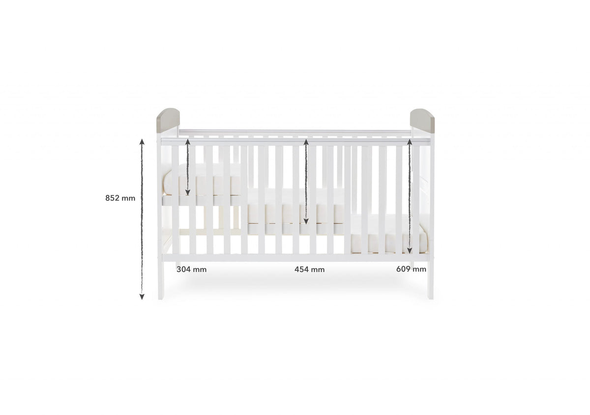 Obaby Grace Inspire Cot Bed - Guess How Much I Love You - Scribble