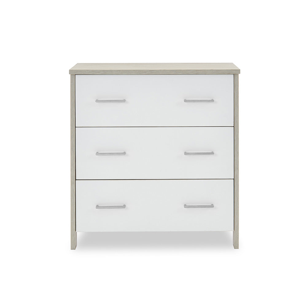 Obaby Nika Mini 2 Piece Room Set - Grey Wash & White