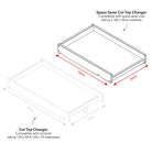 Obaby Space Saver Cot Top Changer - White