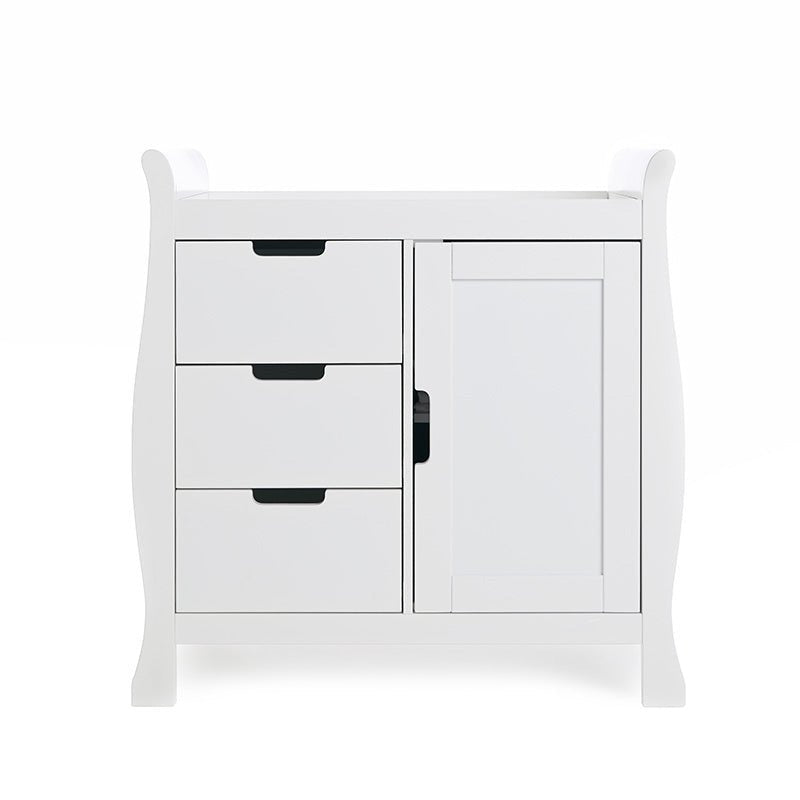 Obaby Stamford Classic Sleigh 2 Piece Room Set - White