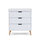 Obaby Maya 3 Piece Room Set - White With Natural