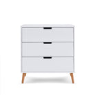 Obaby Maya 3 Piece Room Set - White With Natural