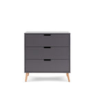 Obaby Maya Mini 3 Piece Room Set - Slate With Natural