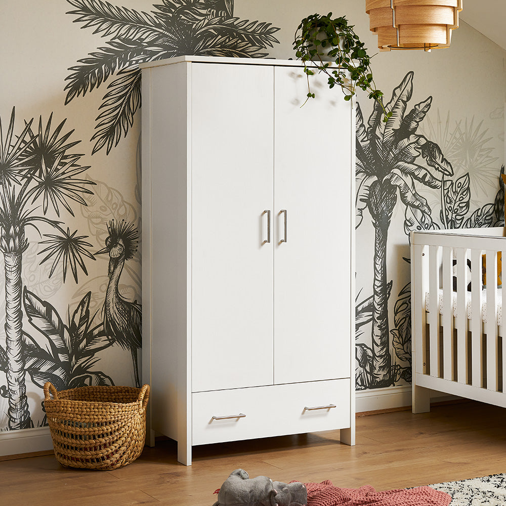 Obaby Nika Mini 3 Piece Room Set - White Wash