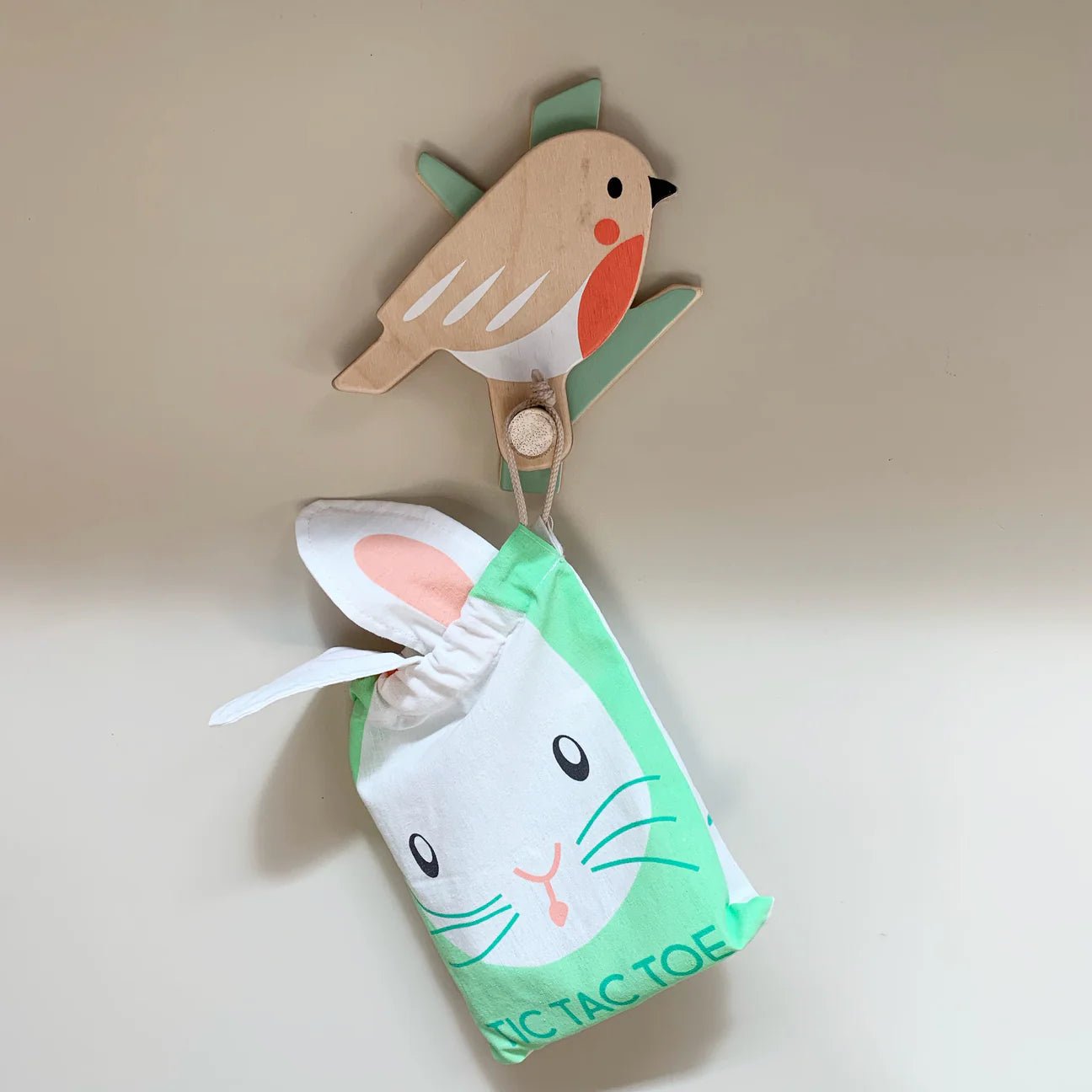 Forest Coat Hook Robin by Tenderleaf Toys - Learning Bugs UK
