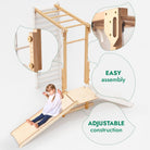 Goodevas 7 in 1 Swedish Wall Climbing Set – Swedish wall for children, available at Learning Bugs UK